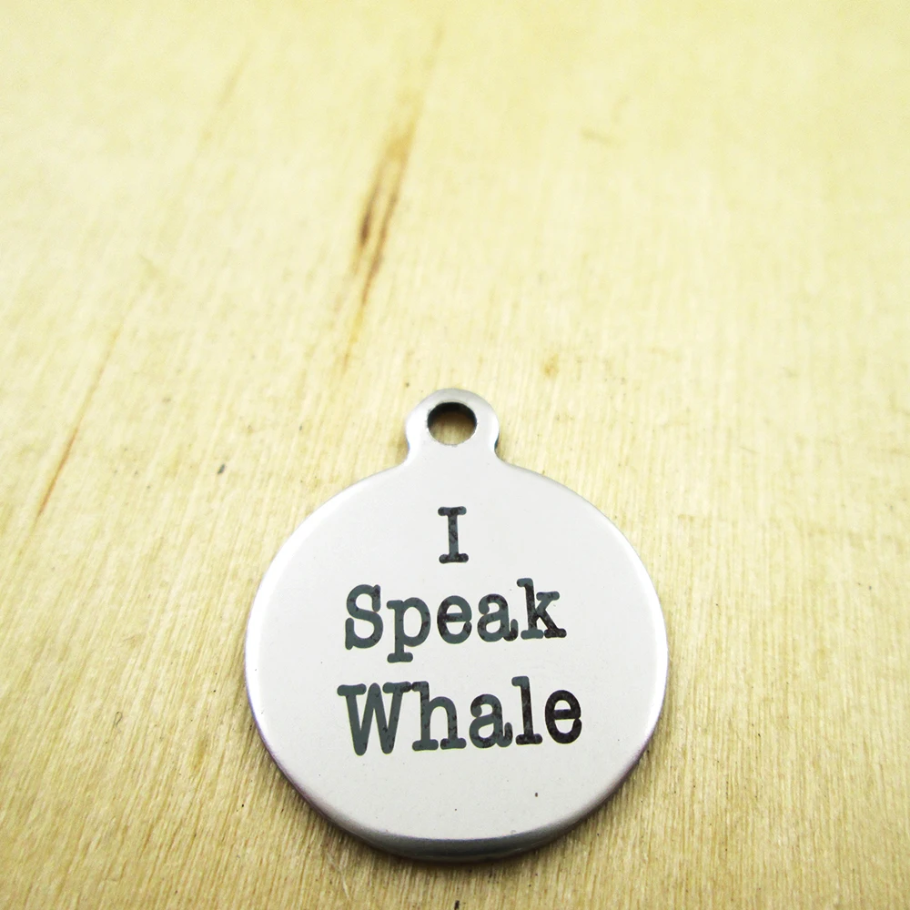 20 шт.-подвески из нержавеющей стали «I Speak Whale» — лазерная гравировка — по индивидуальному заказу — подвески «сделай сам»
20 шт.-подвески из нержавеющей стали «I Speak Whale» — лазерная гравировка — по индивидуальному заказу — подвески «сделай сам»