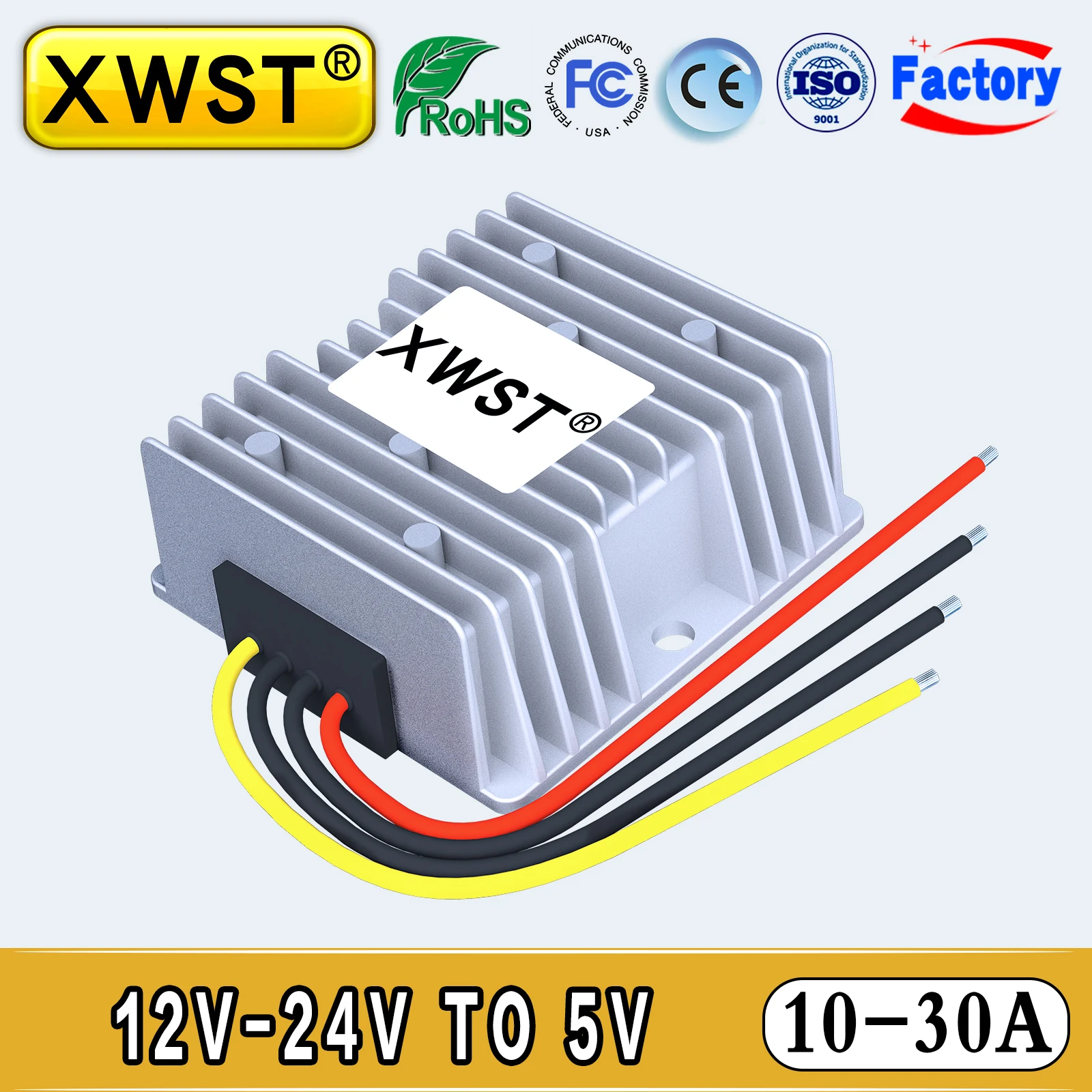 XWST Waterproof DC DC Buck Converter 12V 24V to 5V Step Down Power Inverter 12V to 5V Voltage Regulator 24V to 5V CE RoHS
XWST Waterproof DC DC Buck Converter 12V 24V to 5V Step Down Power Inverter 12V to 5V Voltage Regulator 24V to 5V CE RoHS