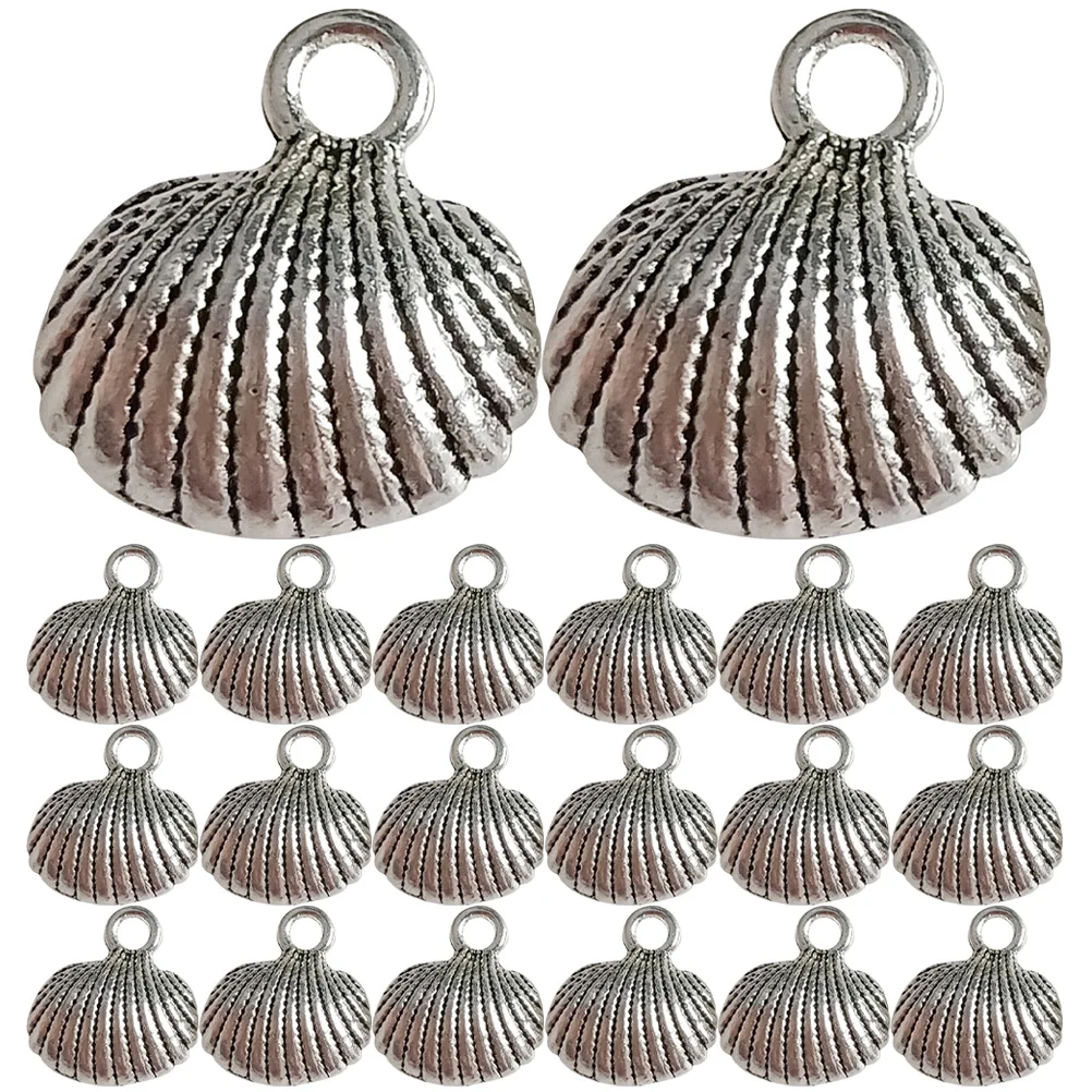 100 Pcs Shell Scallop Pendant Retro naments Jewelry Making Alloy Charms Vintage Silver Beads for Bracelet Keychains
100 Pcs Shell Scallop Pendant Retro naments Jewelry Making Alloy Charms Vintage Silver Beads for Bracelet Keychains