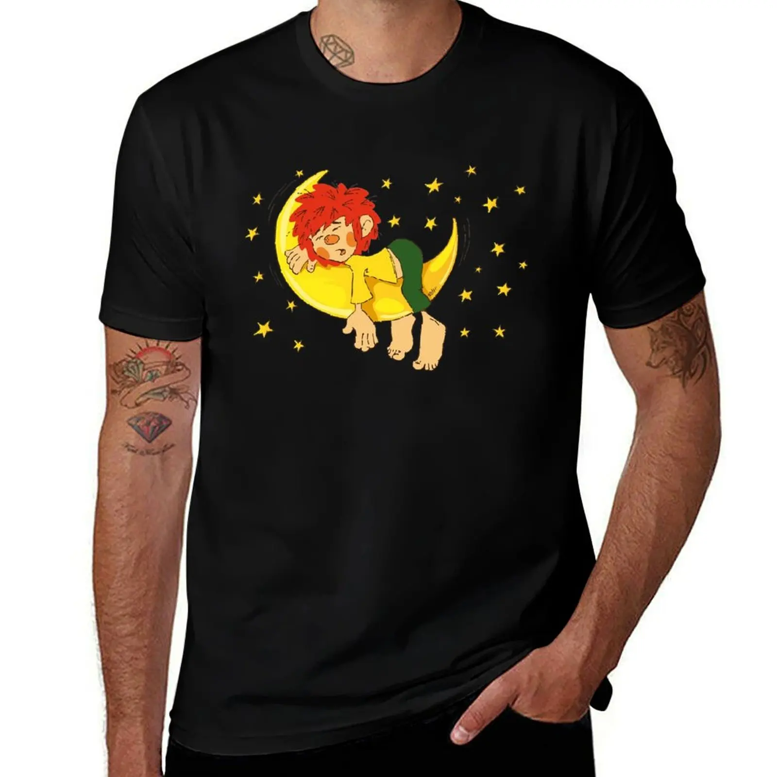 Pumuckl mit Mond und Sternen T-Shirt funny t shirts cotton t shirt personalised t shirts for man slim fit T-shirt
Pumuckl mit Mond und Sternen T-Shirt funny t shirts cotton t shirt personalised t shirts for man slim fit T-shirt