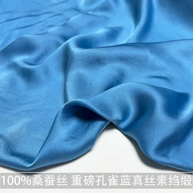 1Meter 100% Mulberry Silk Peacock Blue Silk Shirt Dress Pajamas Silk Satin Fabric
1Meter 100% Mulberry Silk Peacock Blue Silk Shirt Dress Pajamas Silk Satin Fabric