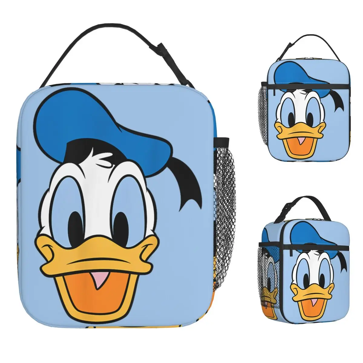 Donald Duck Three Caballeros Trip Matching Big Face Lunch Bag Picnic Lunch Box For Women Thermal Lunch Bags Oxford Cooler Bag
Donald Duck Three Caballeros Trip Matching Big Face Lunch Bag Picnic Lunch Box For Women Thermal Lunch Bags Oxford Cooler Bag