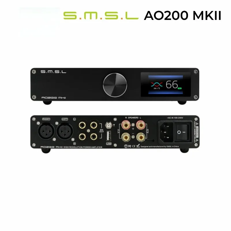 AO200MKII AO200 MK2 HIFI Digital Power Amplifier MA5332MS AMP Bluetooth 5.0 XLR RCA USB Input with Remote Control PC DAC TV DAP
AO200MKII AO200 MK2 HIFI Digital Power Amplifier MA5332MS AMP Bluetooth 5.0 XLR RCA USB Input with Remote Control PC DAC TV DAP