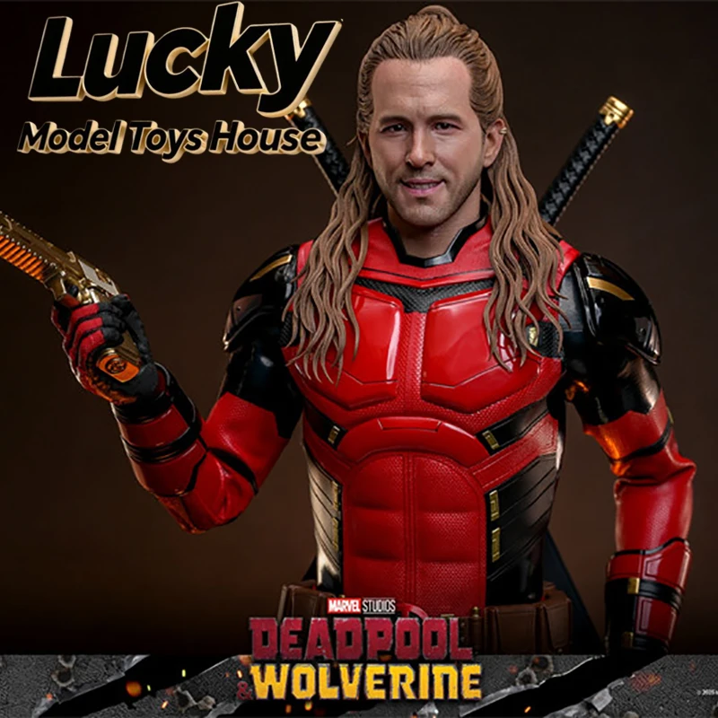 HotToys HT MMS788 1/6 Фигурка Райана Рейнольдса в красном боевом костюме, Дэдпул, Вулверин, 12-дюймовая модель солдата из фильма, коллекционная кукла
HotToys HT MMS788 1/6 Фигурка Райана Рейнольдса в красном боевом костюме, Дэдпул, Вулверин, 12-дюймовая модель солдата из фильма, коллекционная кукла