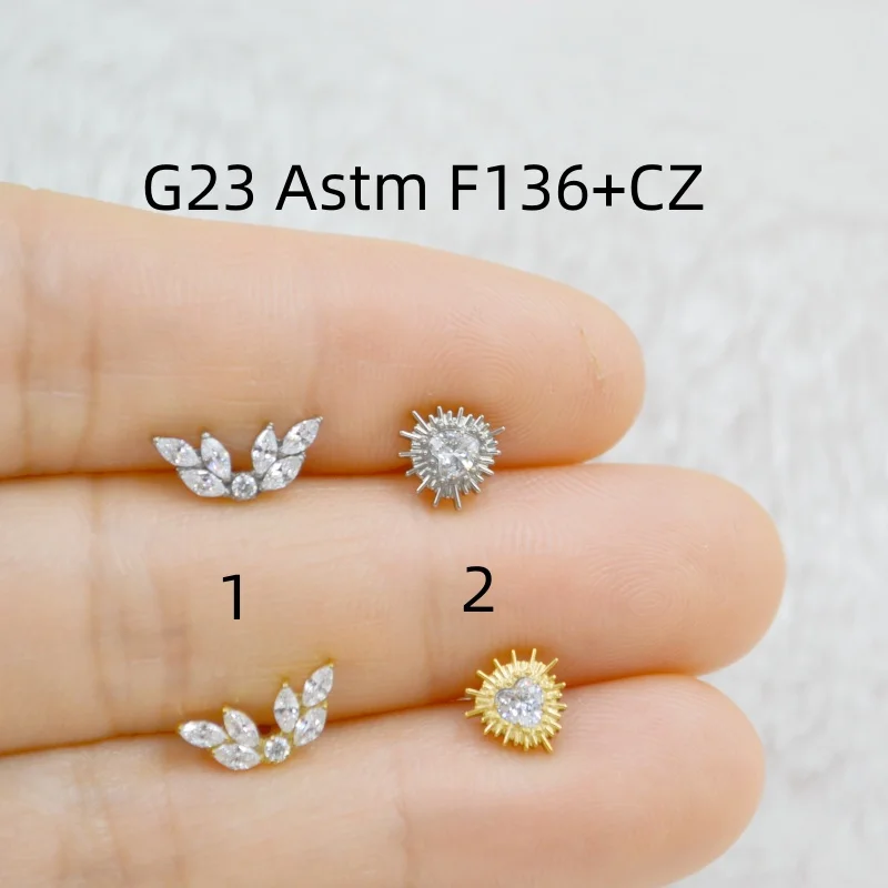 10pcs Body Jewelry G23 Titanium F136 Internal Thread CZ Lip Labret Bar Ear Helix Tragus Rook Bar Stud 16G~1.2mm NEW
10pcs Body Jewelry G23 Titanium F136 Internal Thread CZ Lip Labret Bar Ear Helix Tragus Rook Bar Stud 16G~1.2mm NEW