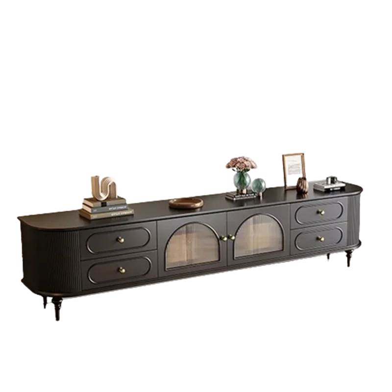 Versatile Floor Retro Tv Cabinet Apartment Black Simple Doors Tv Cabinet Board European Muebles Moderno Living Room Furniture
Versatile Floor Retro Tv Cabinet Apartment Black Simple Doors Tv Cabinet Board European Muebles Moderno Living Room Furniture