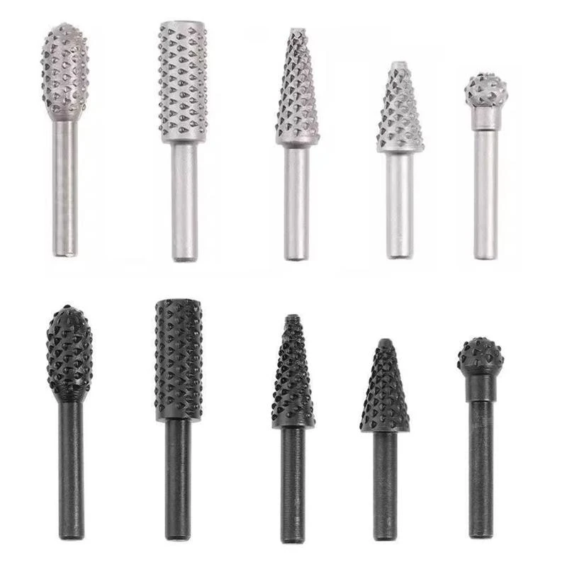 5Pcs Carving File Rasp Drill Bit Rotary Rasp Drill Bit Set Woodworking Rotating Embossed Shaped Drill Bit
5Pcs Carving File Rasp Drill Bit Rotary Rasp Drill Bit Set Woodworking Rotating Embossed Shaped Drill Bit