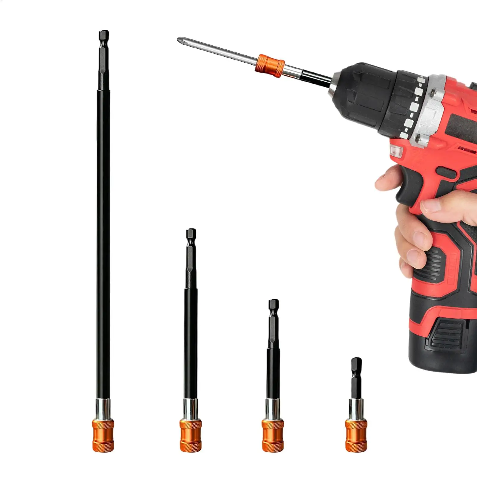 Screwdriver Magnetic Ring 4-pieces Ergonomic Quick Release Bit Holder Magnetic Screw Holder For Drill For Construction
Screwdriver Magnetic Ring 4-pieces Ergonomic Quick Release Bit Holder Magnetic Screw Holder For Drill For Construction