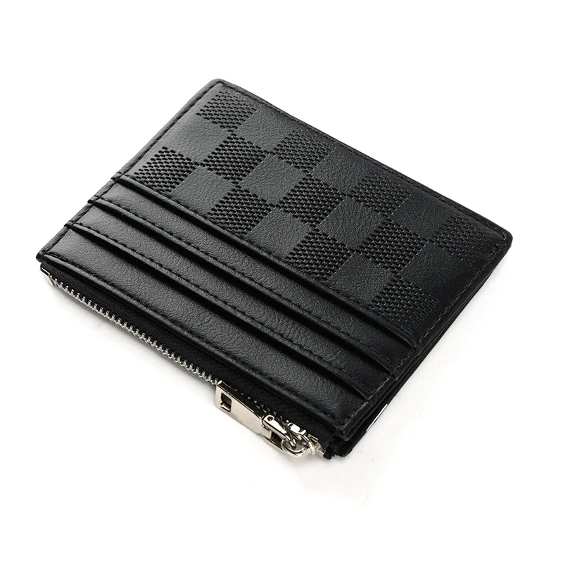 Zipper Ultra-Thin Card Holder Multiple Card Slots Short Solid Color Card Holder Document Package
Zipper Ultra-Thin Card Holder Multiple Card Slots Short Solid Color Card Holder Document Package