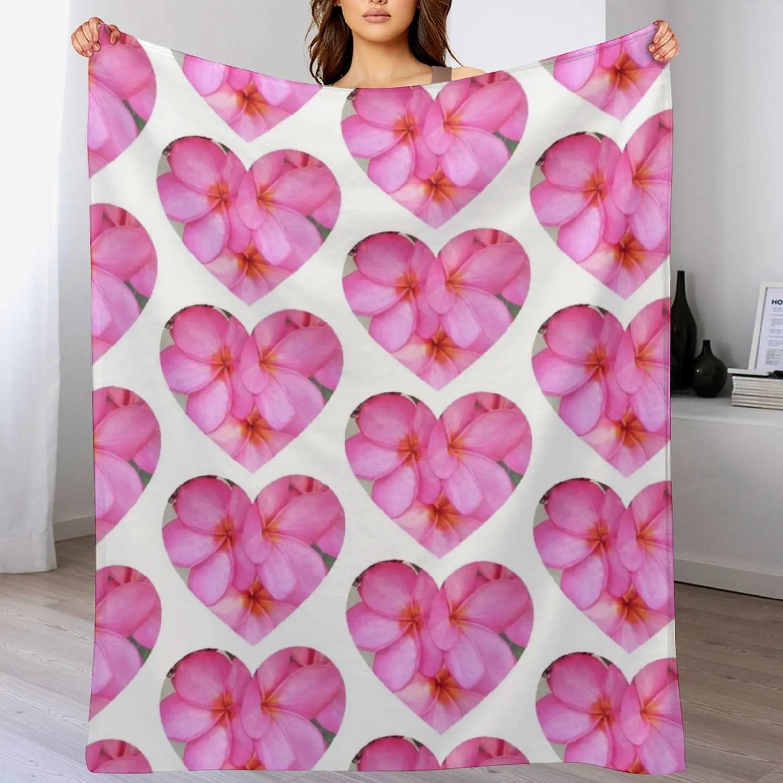 Pink frangipani flowers Throw Blanket Luxurious Soft Blanket Holiday Gift for Family
Pink frangipani flowers Throw Blanket Luxurious Soft Blanket Holiday Gift for Family
