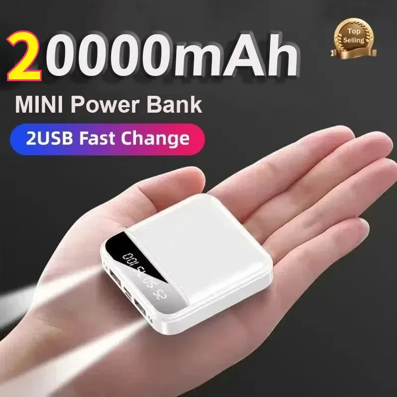 In Stock 20000mAh Large-capacity Mini Power Bank Super Fast Charge Built-in Cable Portable External 2026New
In Stock 20000mAh Large-capacity Mini Power Bank Super Fast Charge Built-in Cable Portable External 2026New