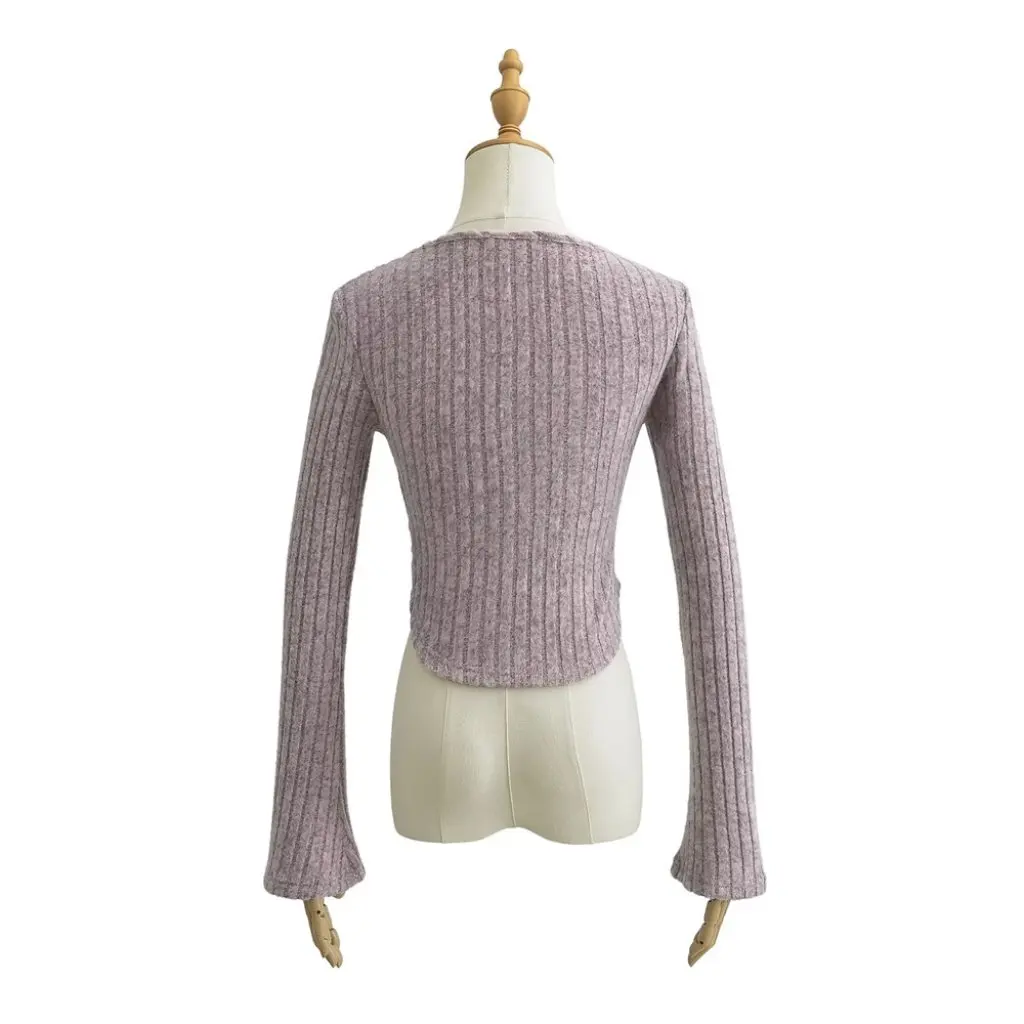 YPFF Women's Trendy Long-Sleeved T-Shirt Open Collarbone Square Design Slim Fit Elastic Bottoming Top for Autumn Winter
YPFF Women's Trendy Long-Sleeved T-Shirt Open Collarbone Square Design Slim Fit Elastic Bottoming Top for Autumn Winter