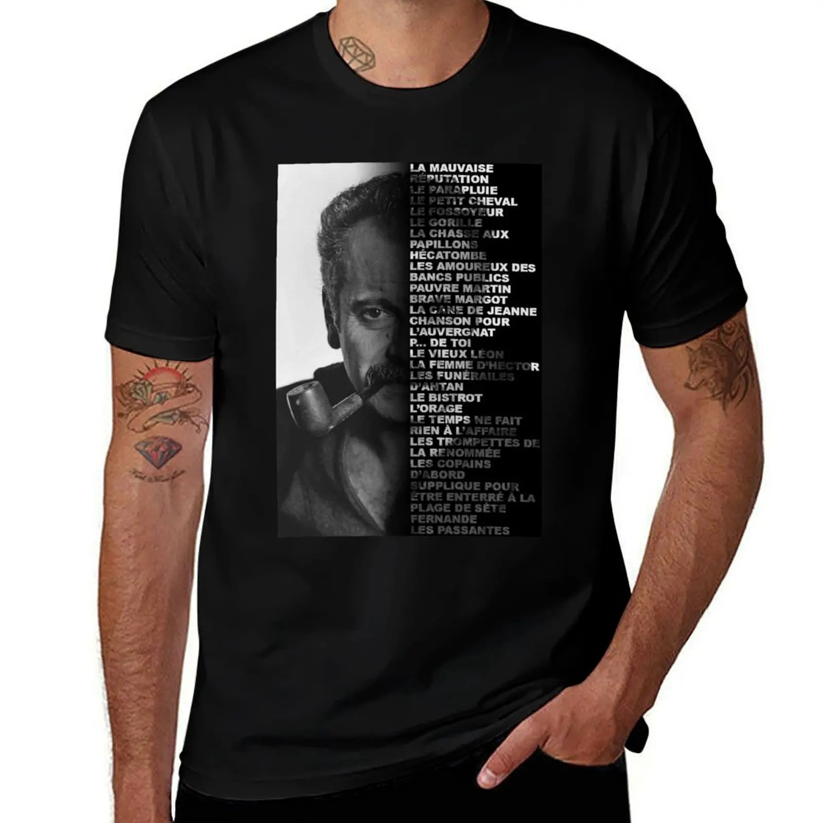 Songs by Georges Brassens T-Shirt anime tshirt customizeds vintage anime shirt sports fans black t-shirts for men
Songs by Georges Brassens T-Shirt anime tshirt customizeds vintage anime shirt sports fans black t-shirts for men