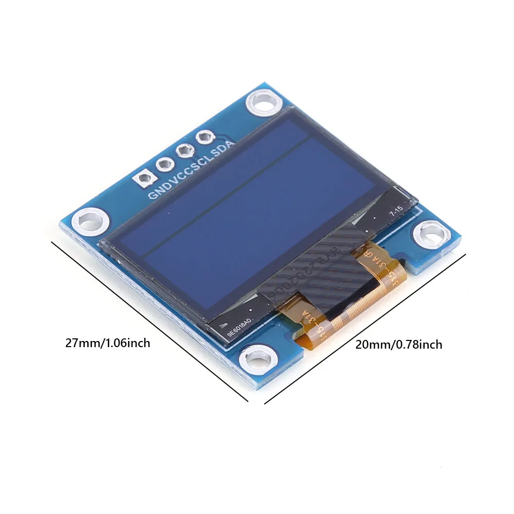 0.96inch Serial Port Screen Module 128x64 SSD1315 Drive LCD Module White/Blue/Yellow Blue Display for Arduino/Raspberry Pi/BBC
0.96inch Serial Port Screen Module 128x64 SSD1315 Drive LCD Module White/Blue/Yellow Blue Display for Arduino/Raspberry Pi/BBC