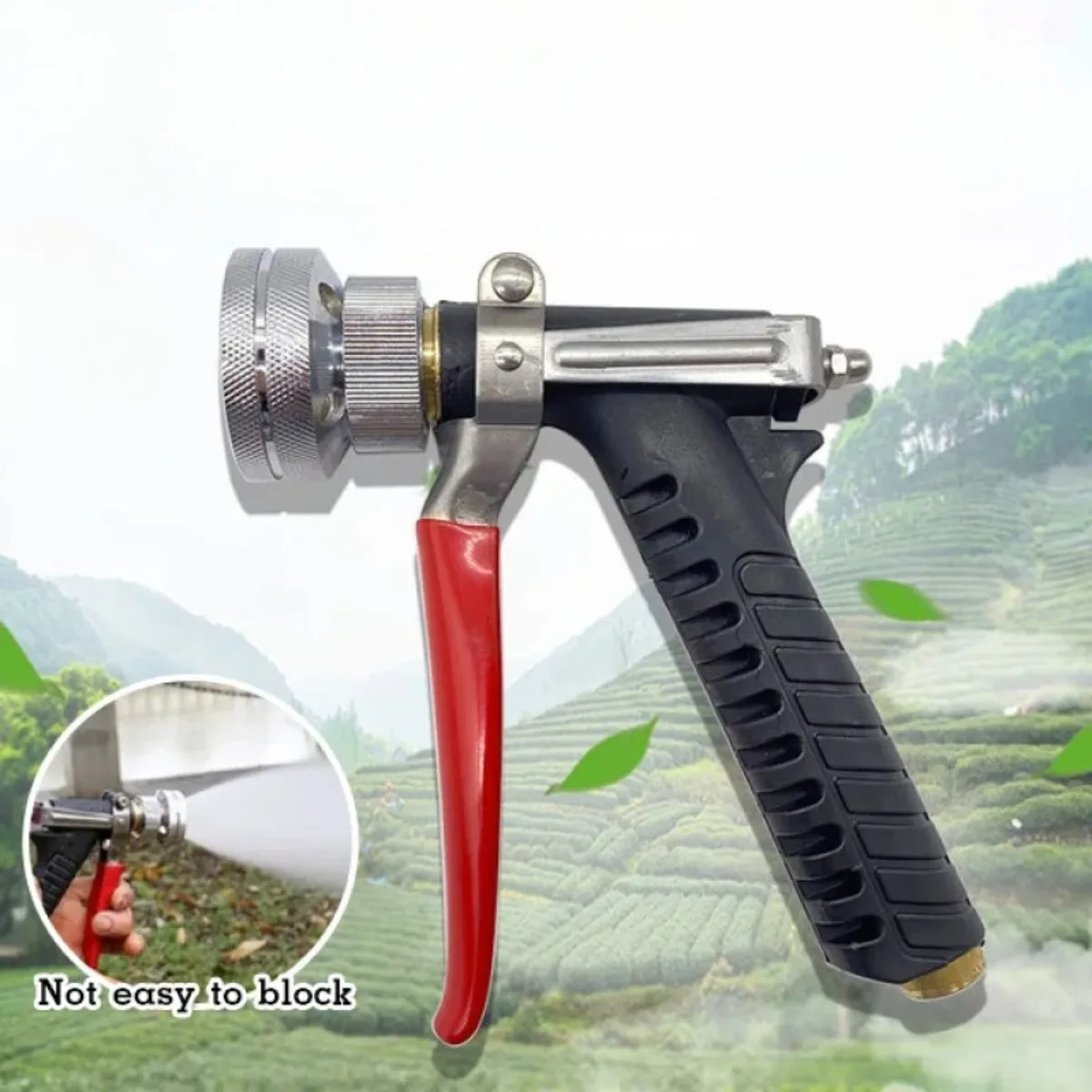 Garden Hose Nozzle High Pressure Water Sprayer Adjustable Brass Spray Gun Heavy Duty Lawn Irrigation Car Wash Cleaning Tool
Garden Hose Nozzle High Pressure Water Sprayer Adjustable Brass Spray Gun Heavy Duty Lawn Irrigation Car Wash Cleaning Tool