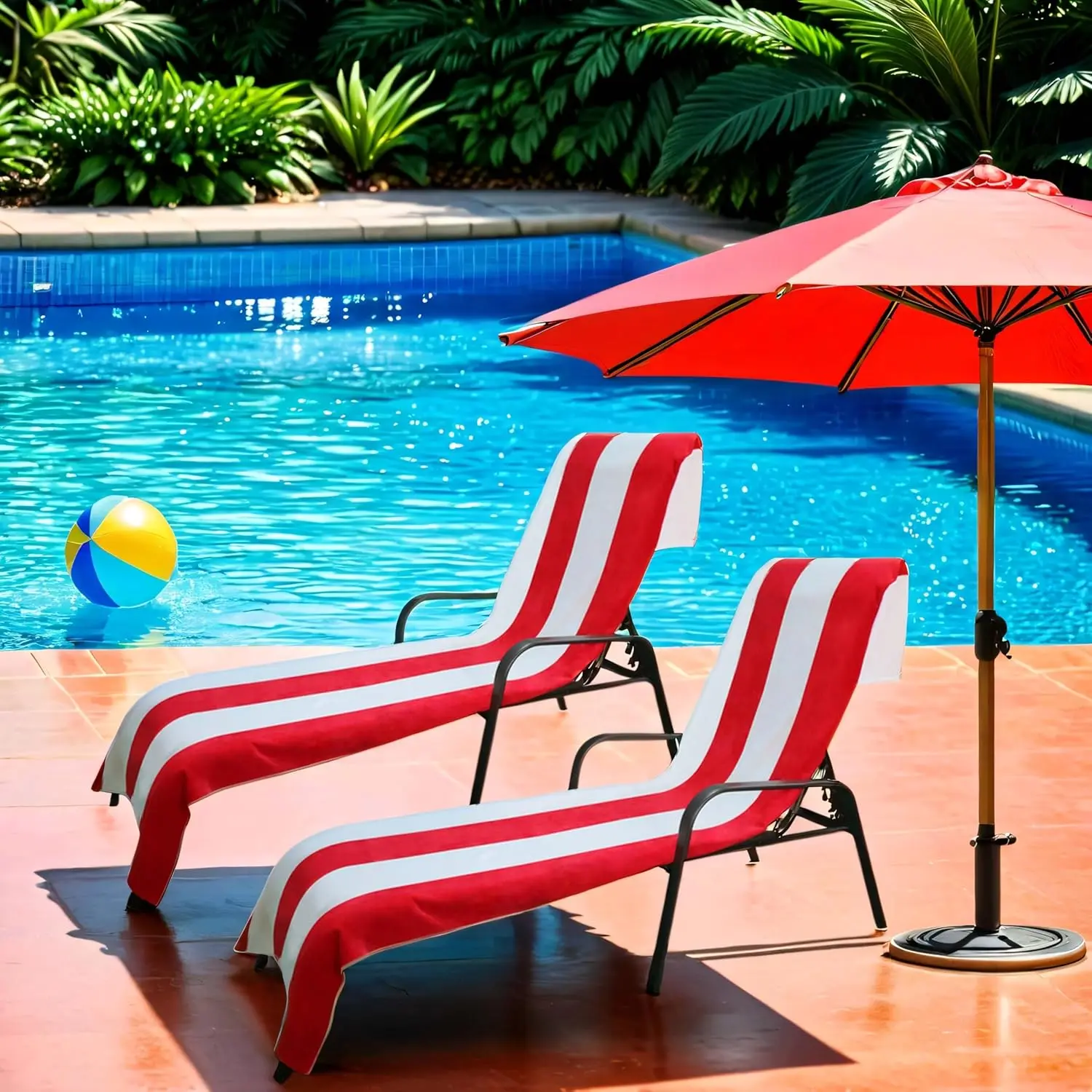 Cabana Cotton Lounge Chair Cover, Outdoor Towel, Terry Cloth, Beach, Spa, Swim Accessories, Pool Chair Cover, Soft, Qui Drying,
Cabana Cotton Lounge Chair Cover, Outdoor Towel, Terry Cloth, Beach, Spa, Swim Accessories, Pool Chair Cover, Soft, Qui Drying,