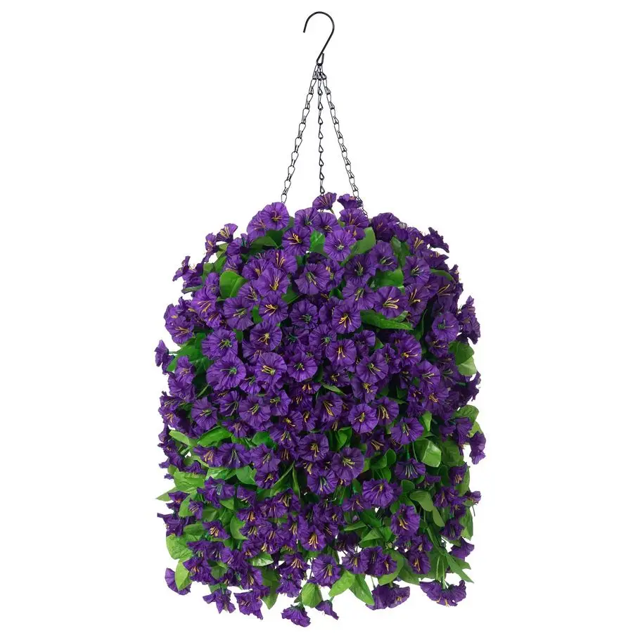 Faux Hanging Flowers Basket for Spring Summer Outdoor Porch Decor, Fake Silk Colorful Morning Glory Eucalyptus in Planter UV Res
Faux Hanging Flowers Basket for Spring Summer Outdoor Porch Decor, Fake Silk Colorful Morning Glory Eucalyptus in Planter UV Res