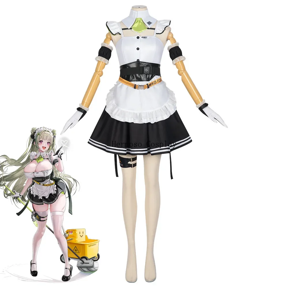 Soda Cosplay Costume Nikke The Goddess Of Victory Maid Dress For Women Girls Disguise Green White Outfits Halloween Party Suit
Soda Cosplay Costume Nikke The Goddess Of Victory Maid Dress For Women Girls Disguise Green White Outfits Halloween Party Suit