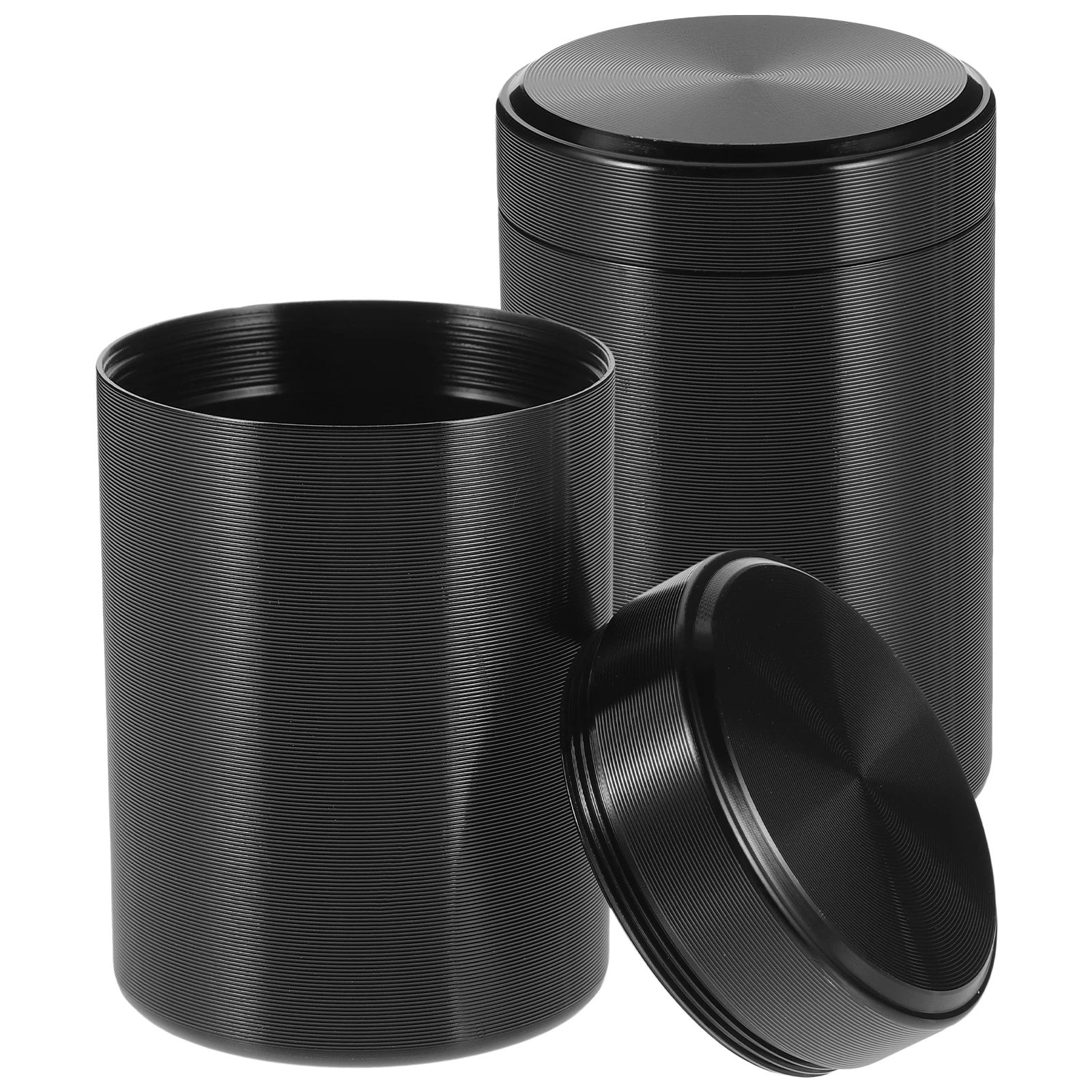 2pcs Tea Canister Airtight Metal Storage Jars for Coffee Sugar Loose Tea Container Portable Travel Titanium Alloy Home Accessory
2pcs Tea Canister Airtight Metal Storage Jars for Coffee Sugar Loose Tea Container Portable Travel Titanium Alloy Home Accessory