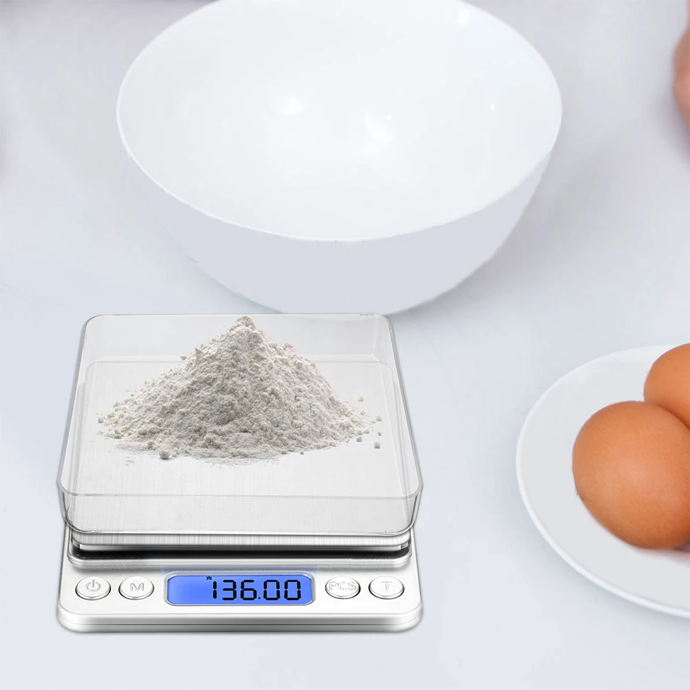 4 Pcs Electronic Scale Accessories Transparent Reusable Plastic Trays for Kitchen Baking Measuring Powder Food Weighing Scales 
4 Pcs Electronic Scale Accessories Transparent Reusable Plastic Trays for Kitchen Baking Measuring Powder Food Weighing Scales