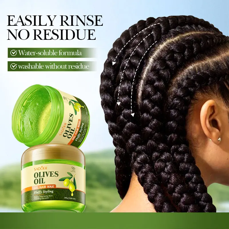 Долговечный гель для укладки, нежирное оливковое масло, питательный гель для укладки, воск для волос, пушистый 
Долговечный гель для укладки, нежирное оливковое масло, питательный гель для укладки, воск для волос, пушистый