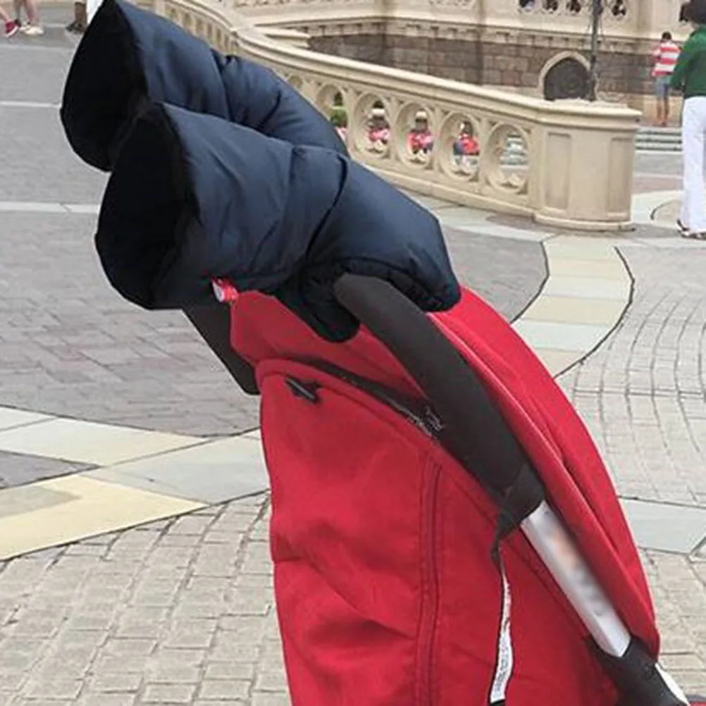 One Pair Large Baby Stroller Gloves Thick Warm Winter Windproof Waterproof Anti-Freeze Gloves for Parent Housekeeper Black
One Pair Large Baby Stroller Gloves Thick Warm Winter Windproof Waterproof Anti-Freeze Gloves for Parent Housekeeper Black
