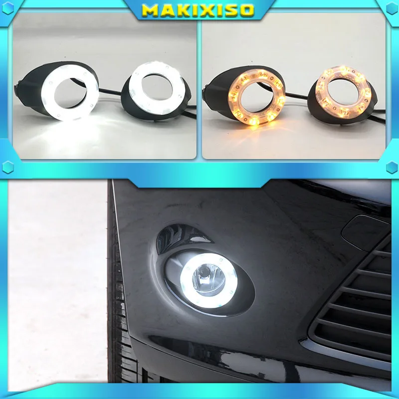 For Ford Focus 3 MK3 2012~2015 Daytime Running Light for Focus DRL LED Fog Lamp Cover With Yellow Turning Signal Functions
For Ford Focus 3 MK3 2012~2015 Daytime Running Light for Focus DRL LED Fog Lamp Cover With Yellow Turning Signal Functions