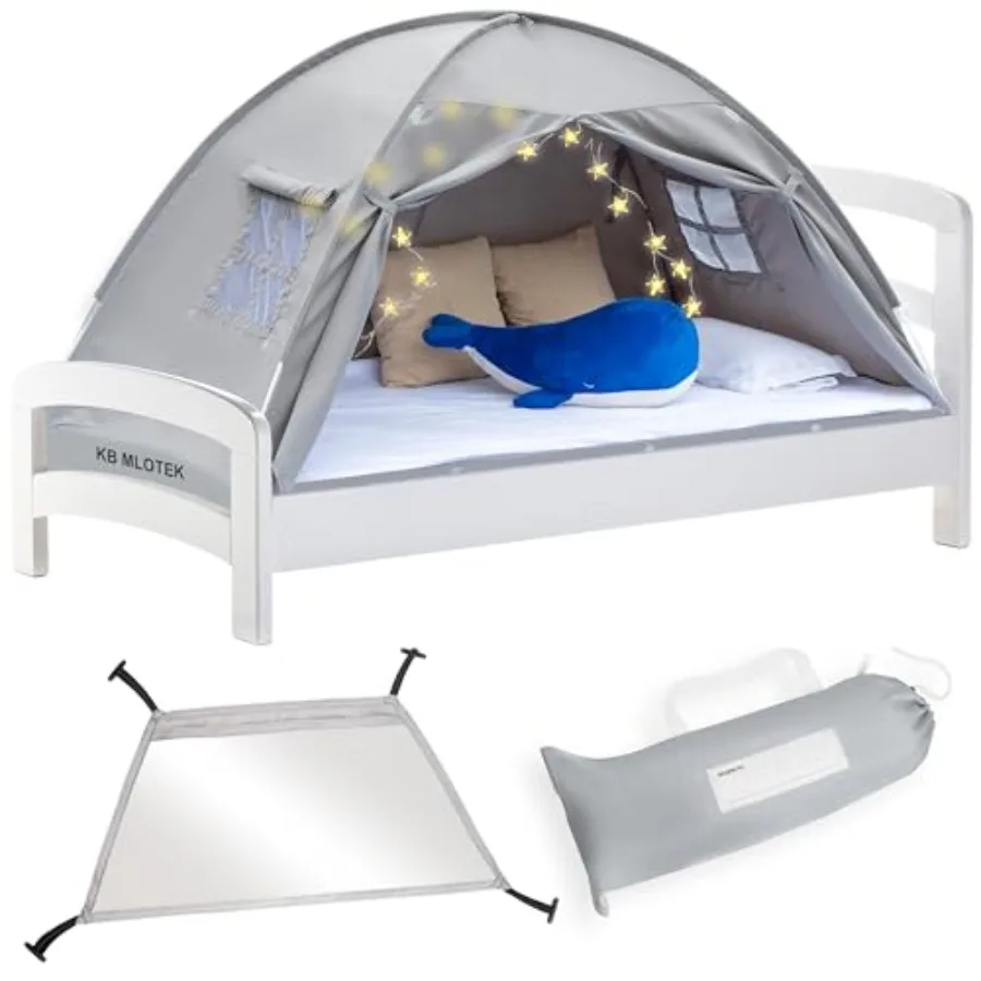 Bed Tent for Indoor Fort - Magical Dream Tents for Boys Pop Up Toddler Bed Canopy for Girls Bunk Bed Tent for Top Bunk - Sensor
Bed Tent for Indoor Fort - Magical Dream Tents for Boys Pop Up Toddler Bed Canopy for Girls Bunk Bed Tent for Top Bunk - Sensor