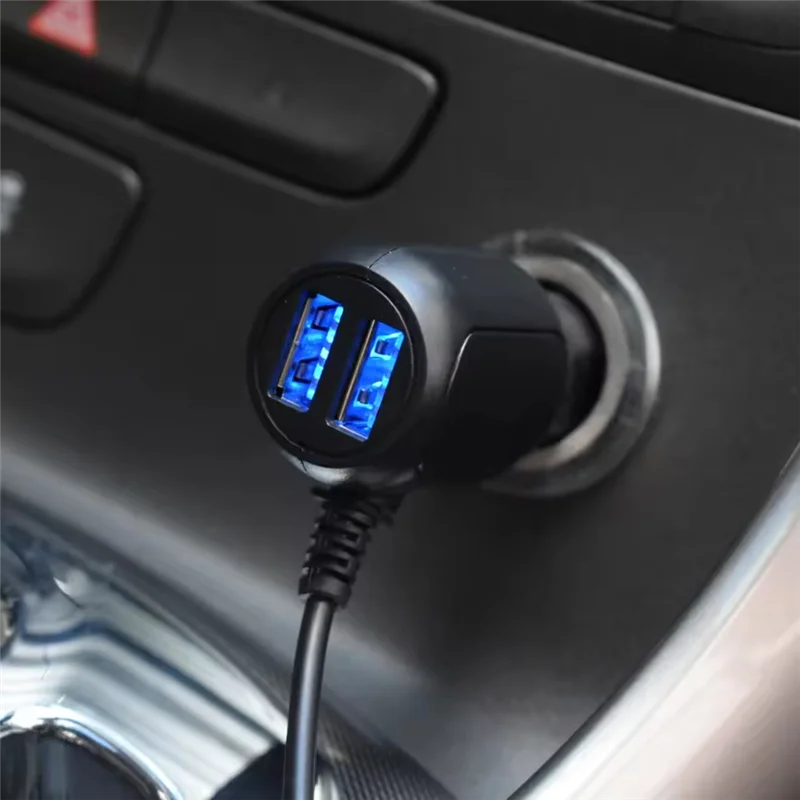 A99F-USB Car Charger Adapter Type-C 5V 3.5A For Dash Cam Car Radar Detector GPS Camera DVR, Wire Length 3.5Meters
A99F-USB Car Charger Adapter Type-C 5V 3.5A For Dash Cam Car Radar Detector GPS Camera DVR, Wire Length 3.5Meters