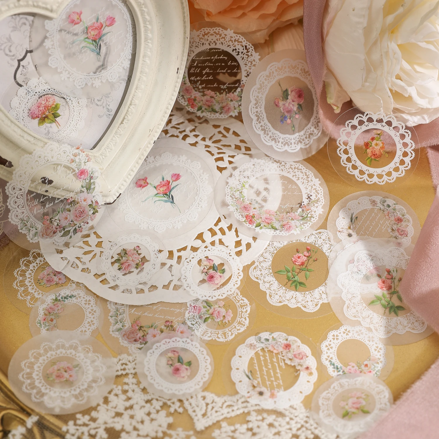 30pcs/pack PET Transparent Lace Stickers DIY Scrapbooking Collage Stationery Decor Junk Journal Creative Aesth Stickers
30pcs/pack PET Transparent Lace Stickers DIY Scrapbooking Collage Stationery Decor Junk Journal Creative Aesth Stickers