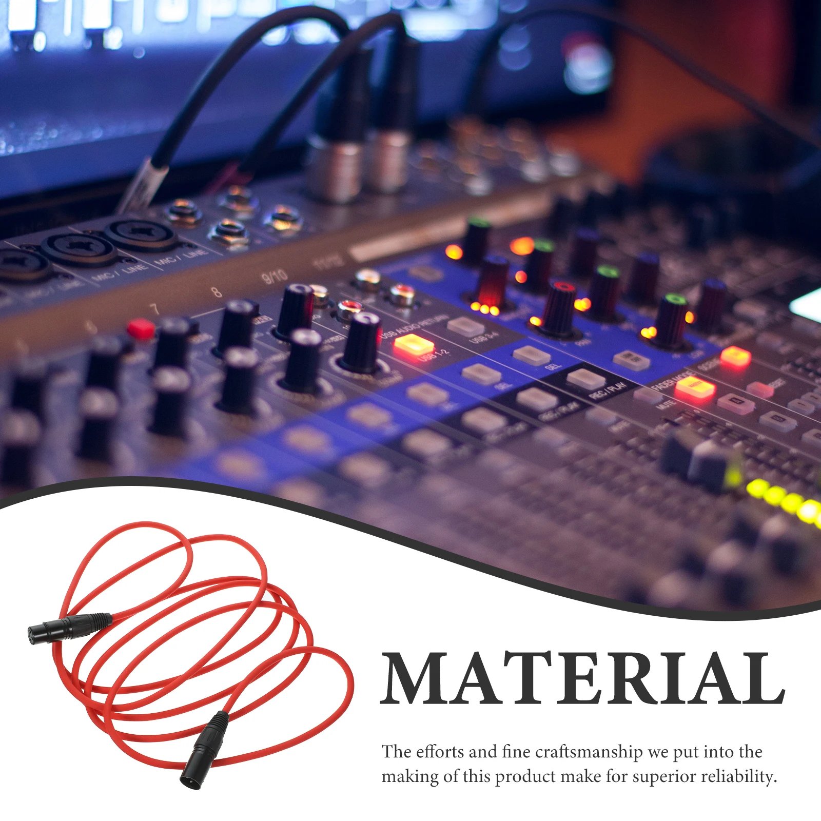 Audio Cable Flexible Braided Shield Noise-Free Microphone Connect Line Home Studio Stage Light Wiring Digital Audio Connector
Audio Cable Flexible Braided Shield Noise-Free Microphone Connect Line Home Studio Stage Light Wiring Digital Audio Connector
