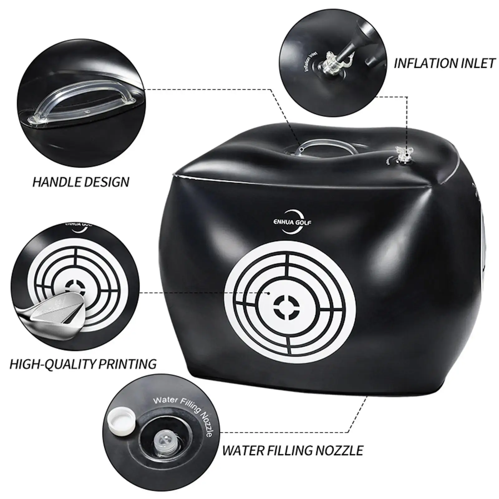 Golf Hitting Bag Swing Trainer Beginners with Target Golfer Swing Aid
Golf Hitting Bag Swing Trainer Beginners with Target Golfer Swing Aid