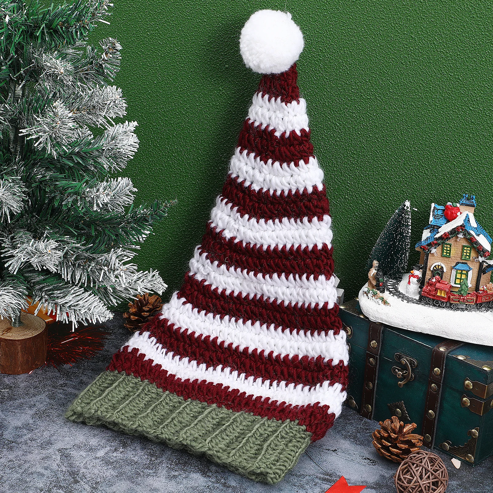 1Pcs Parent-Child Warm Knitted Woolen Hat Soft Winter Christmas Stripe Hat Outdoor Cold Woolen Hats
1Pcs Parent-Child Warm Knitted Woolen Hat Soft Winter Christmas Stripe Hat Outdoor Cold Woolen Hats