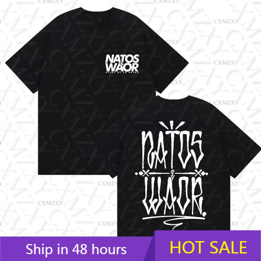 Rapper NATOS WAOR New Album 2025 Merch T Shirts Men Women Retro Fashion Cotton Short Sleeve T-shirt Hip Hop O-Neck Clothing Tees
Rapper NATOS WAOR New Album 2025 Merch T Shirts Men Women Retro Fashion Cotton Short Sleeve T-shirt Hip Hop O-Neck Clothing Tees