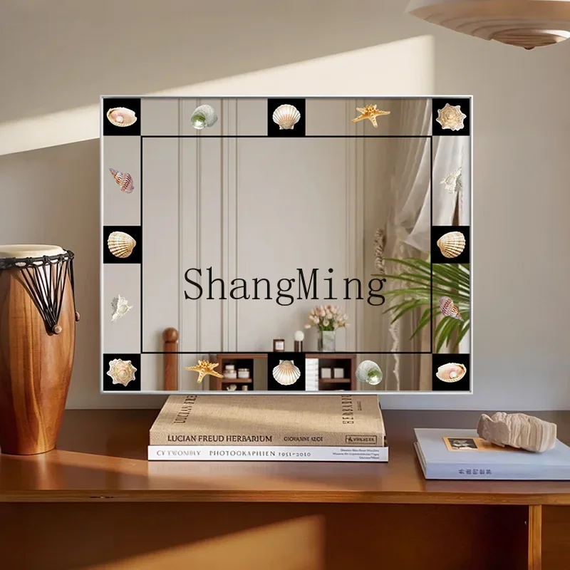 CL Shell Mirror Graceful Inspiration Makeup Mirror Dresser Hanging Paintings Cloakroom Decorative Mirror Tabletop
CL Shell Mirror Graceful Inspiration Makeup Mirror Dresser Hanging Paintings Cloakroom Decorative Mirror Tabletop