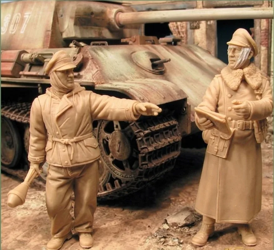 1/35 Scale Die Cast Resin Model Assembled Kit Infantry and Officer History Hobby Garage Kit Unassembled and Unpainted Diorama
1/35 Scale Die Cast Resin Model Assembled Kit Infantry and Officer History Hobby Garage Kit Unassembled and Unpainted Diorama