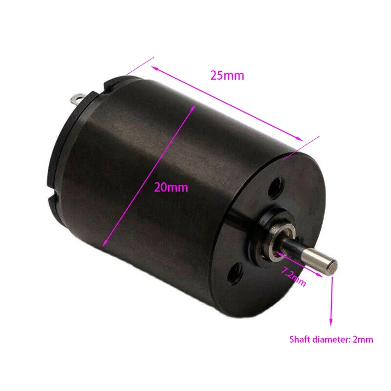 20mm*25mm 2025 Coreless Motor DC 12V 10500RPM High Speed 2mm Shaft Diameter Tattoo Machine Electric Motor Replace Maxon Motor
20mm*25mm 2025 Coreless Motor DC 12V 10500RPM High Speed 2mm Shaft Diameter Tattoo Machine Electric Motor Replace Maxon Motor