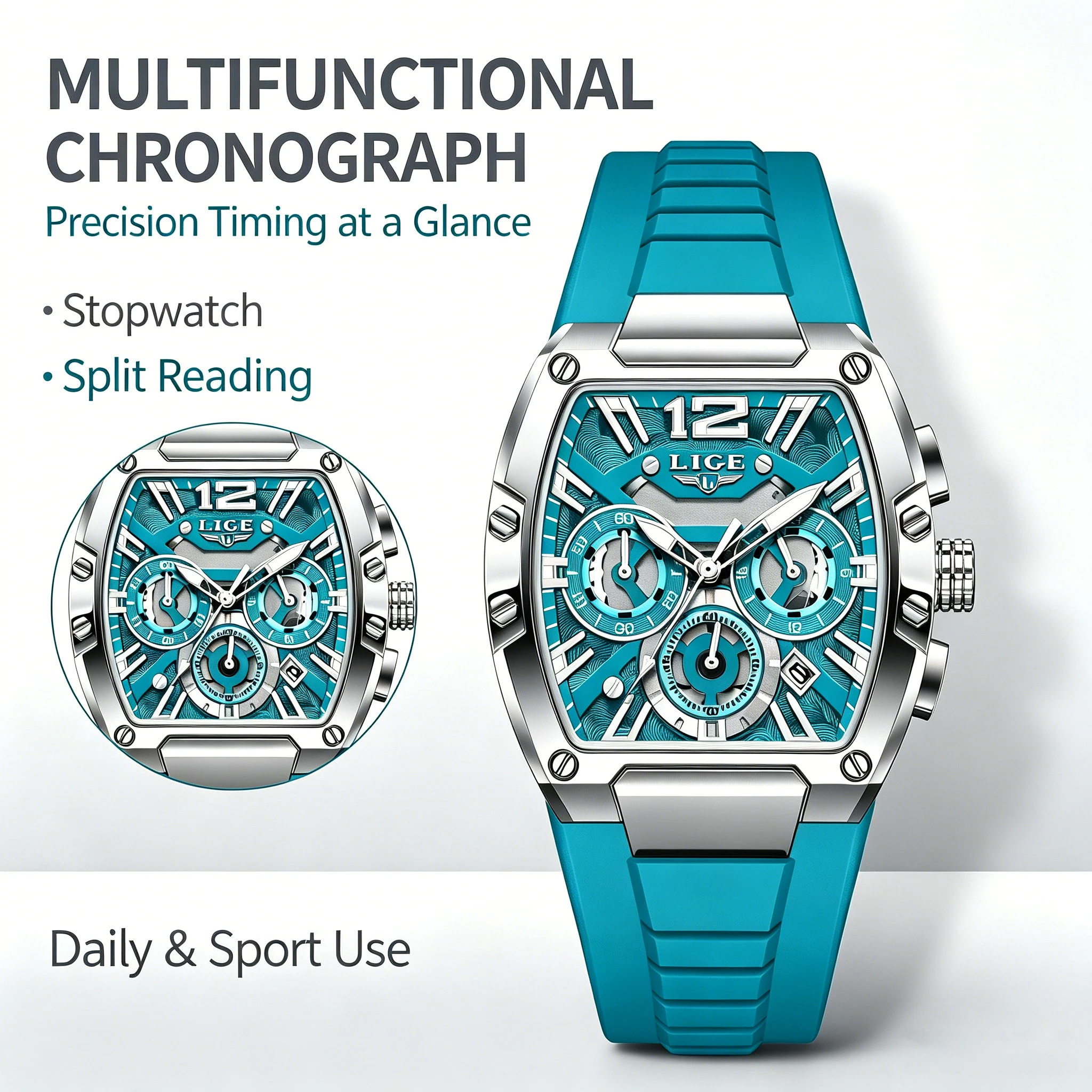 LIGE Original Brand Fashion Mens Watches Sport Military Chronograph Calendar Silicone Strap Quartz Wristwatch Relogio Masculino
LIGE Original Brand Fashion Mens Watches Sport Military Chronograph Calendar Silicone Strap Quartz Wristwatch Relogio Masculino