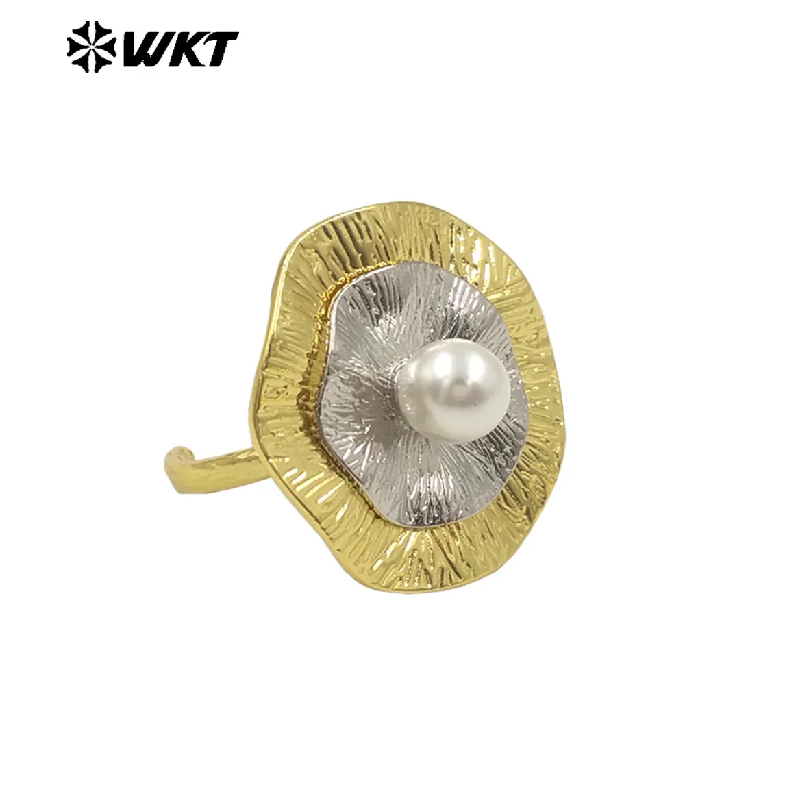 WT-MPR129 Elegant Minority Manmade Pearl Ring With 18k Real Gold Plated For Women Birthday Decorated
WT-MPR129 Elegant Minority Manmade Pearl Ring With 18k Real Gold Plated For Women Birthday Decorated