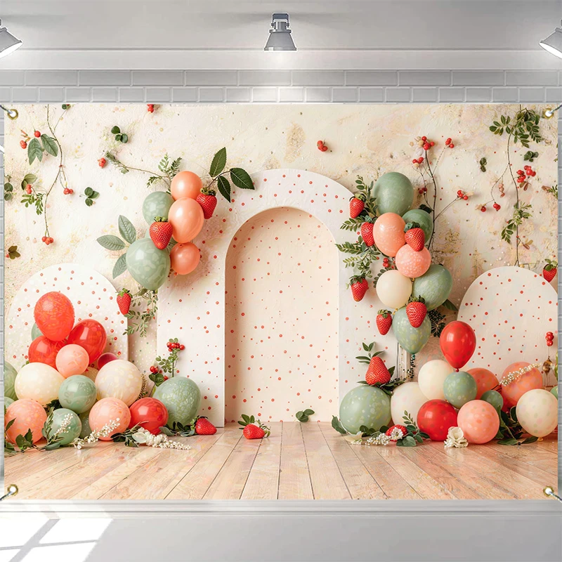 LS Sweet Summer Strawberries Balloon Backdrops Kids Baby Birthday Cake Smash Photocall Decors Child Adult Photo Backgrounds
LS Sweet Summer Strawberries Balloon Backdrops Kids Baby Birthday Cake Smash Photocall Decors Child Adult Photo Backgrounds