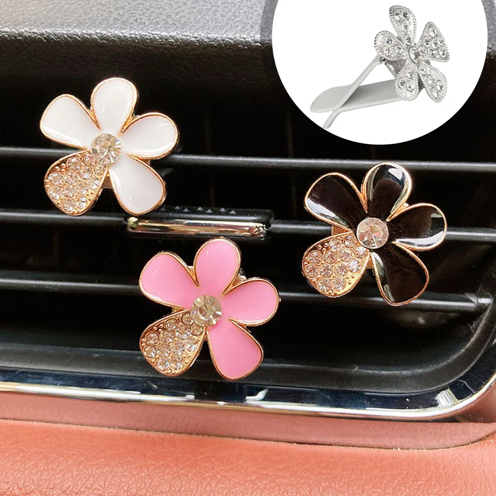 1pc Car Air Outlet Crystal Flower Styling Decoration Clip Accessories Car Air-conditioning Adjustment Clip Air Freshener Perfume
1pc Car Air Outlet Crystal Flower Styling Decoration Clip Accessories Car Air-conditioning Adjustment Clip Air Freshener Perfume
