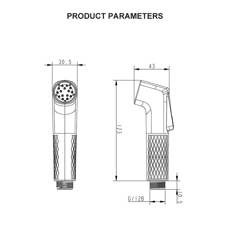 Brushed Rose Gold ABS Plastic Bath Faucet Single Cold Water Toilet Shower Kit Sanitary Spray round Bathroom Accessory
Brushed Rose Gold ABS Plastic Bath Faucet Single Cold Water Toilet Shower Kit Sanitary Spray round Bathroom Accessory
