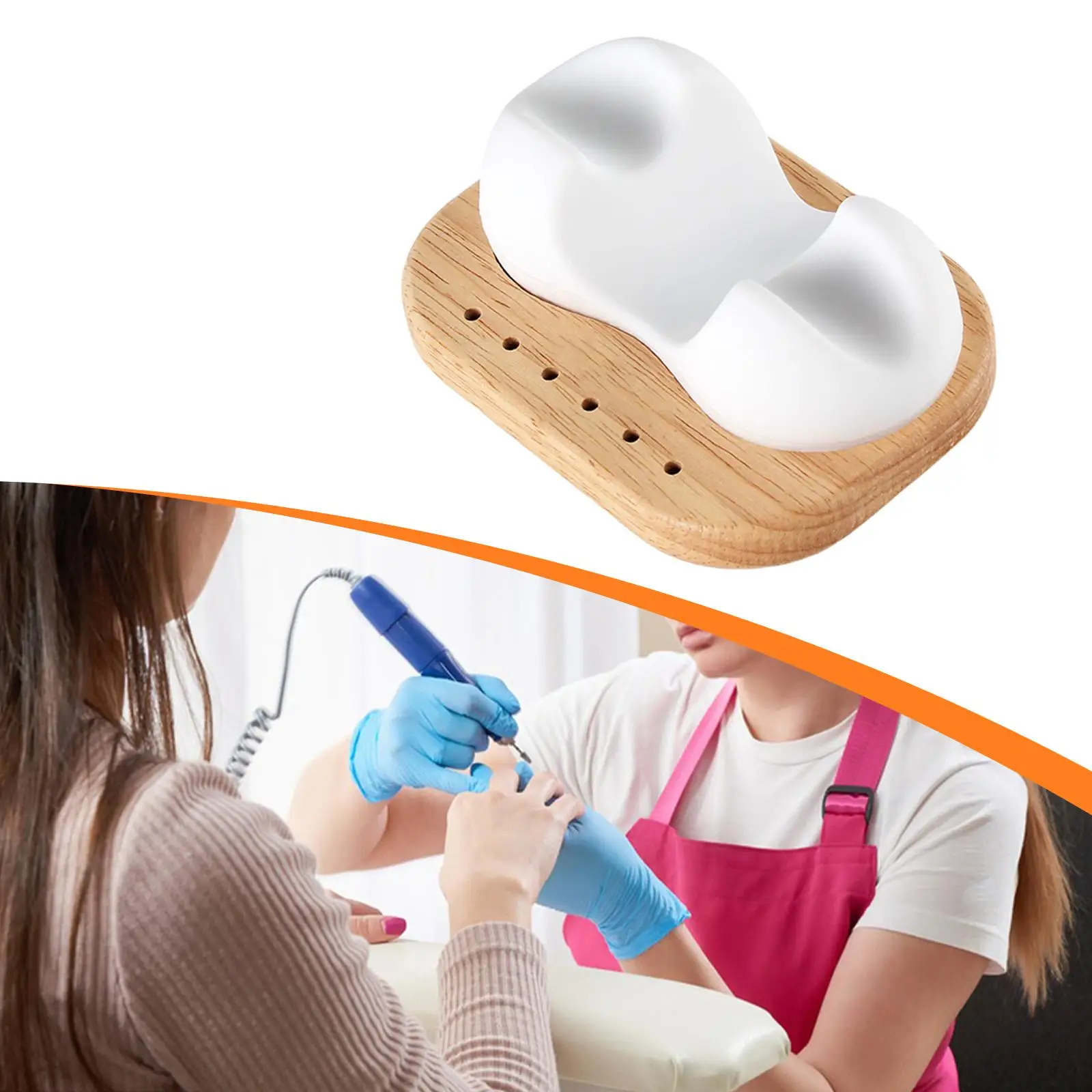 Nail Drill Bit Holder Compact Pedicure Tool Polishing Pen Rack 6 Holes Nail Grinding Drill Holder for Nails Techs Practice
Nail Drill Bit Holder Compact Pedicure Tool Polishing Pen Rack 6 Holes Nail Grinding Drill Holder for Nails Techs Practice