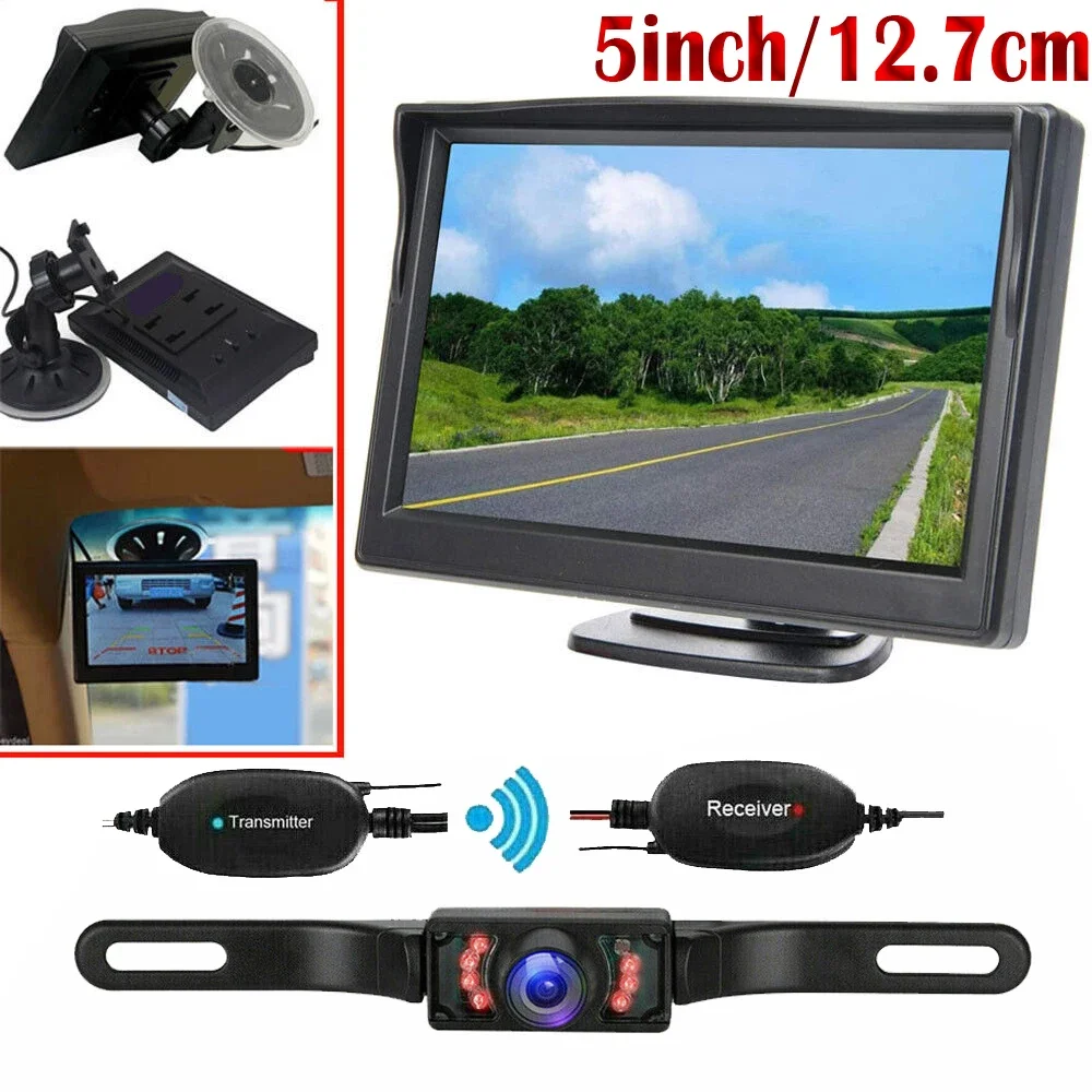 Wireless Car Styling 5 inch TFT LCD Screen Car Monitor Display for Rear View Reverse Backup Camera Car TV Display
Wireless Car Styling 5 inch TFT LCD Screen Car Monitor Display for Rear View Reverse Backup Camera Car TV Display