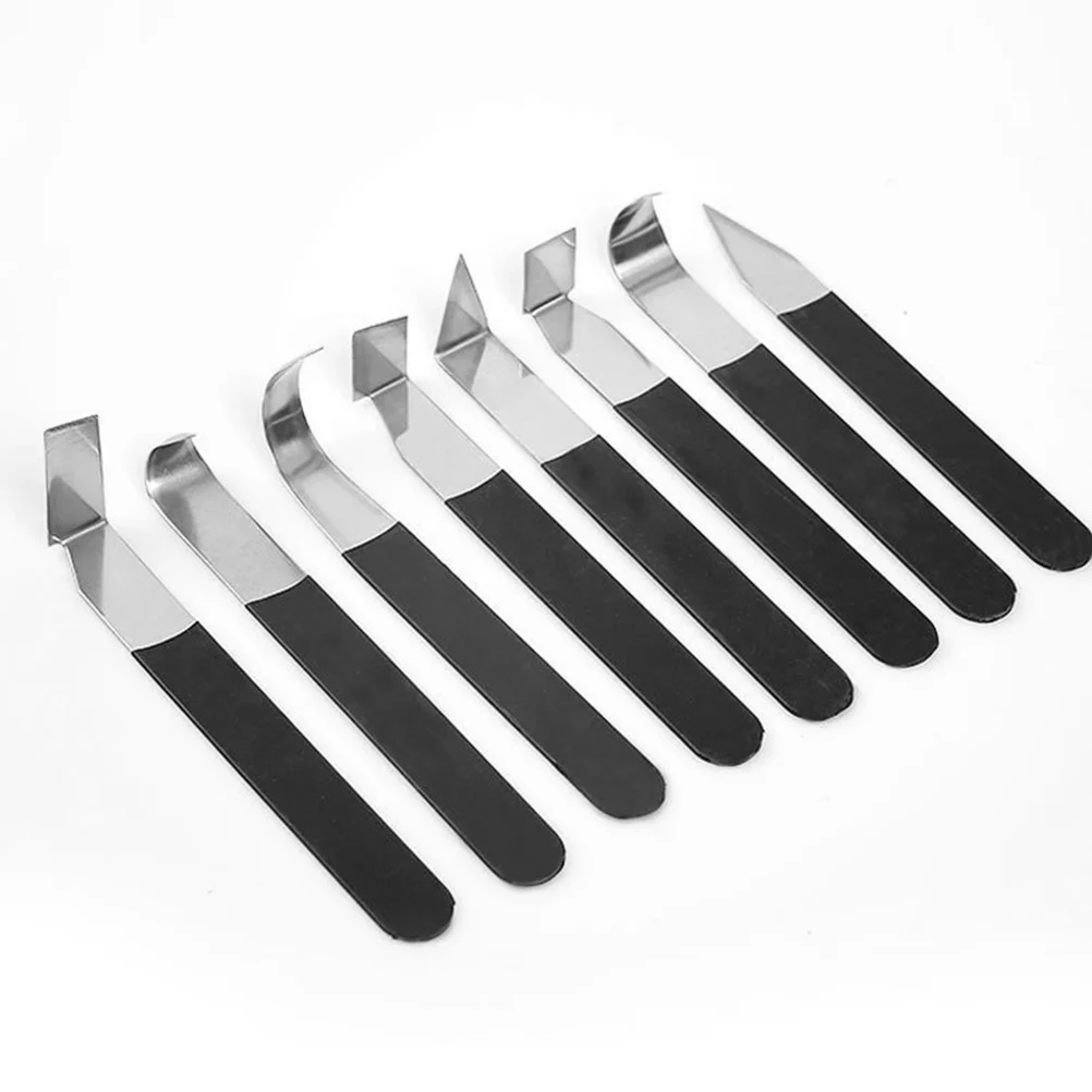 8 Pcs Stainless Steel Trimming Knife Clay Modeling Tool Set Pottery Sculpting Tools Handcraft Clay Carving Kit
8 Pcs Stainless Steel Trimming Knife Clay Modeling Tool Set Pottery Sculpting Tools Handcraft Clay Carving Kit