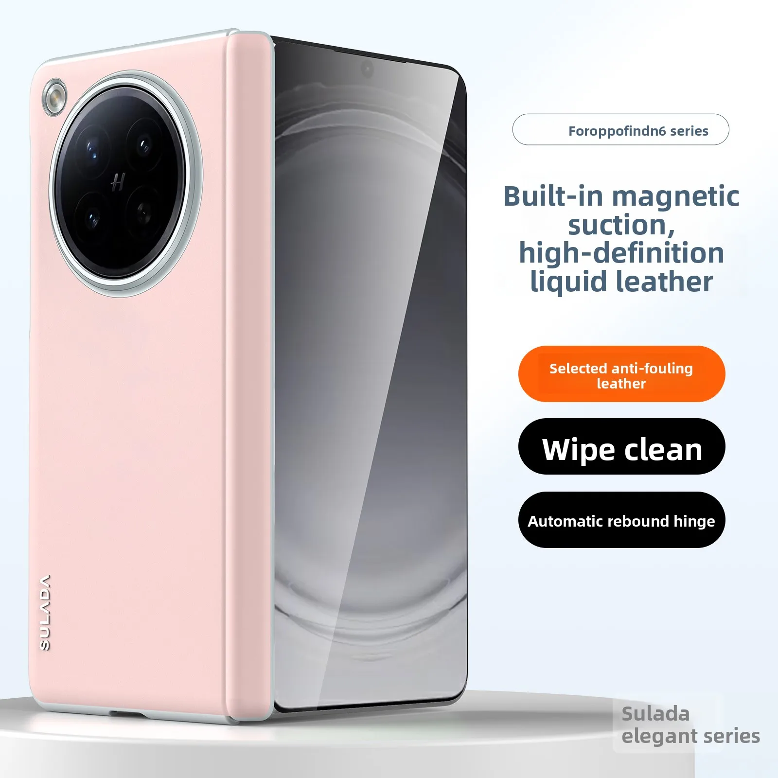 Case For OPPO Find N6 Simple Invisible Magnetic Skin-friendly Anti-fingerprint Liquid Leather Cover For Find N6 Shockproof Funda
Case For OPPO Find N6 Simple Invisible Magnetic Skin-friendly Anti-fingerprint Liquid Leather Cover For Find N6 Shockproof Funda