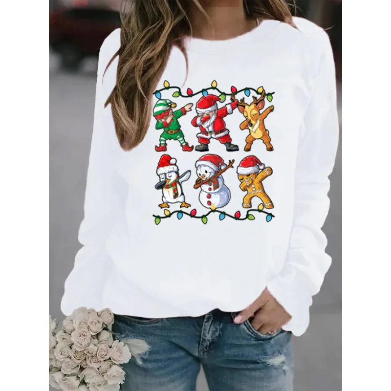 Рождественский пуловер с круглым вырезом и длинными рукавами, повседневная флисовая толстовка с принтом, эстетичная уличная толстовка для мужчин и женщин
Рождественский пуловер с круглым вырезом и длинными рукавами, повседневная флисовая толстовка с принтом, эстетичная уличная толстовка для мужчин и женщин