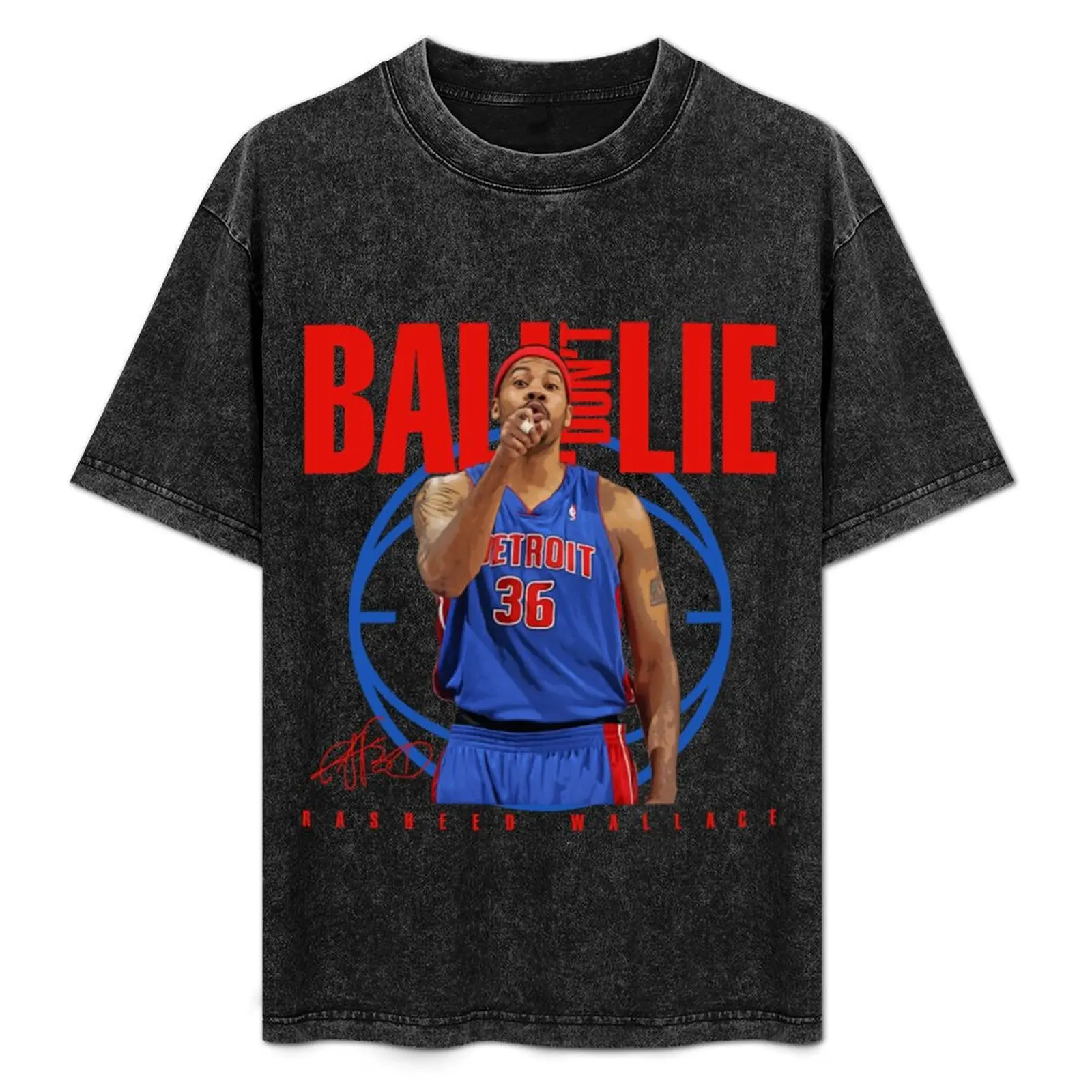 Rasheed Wallace T-Shirt Comfortable Workout Short Sleeve Shirt
Rasheed Wallace T-Shirt Comfortable Workout Short Sleeve Shirt