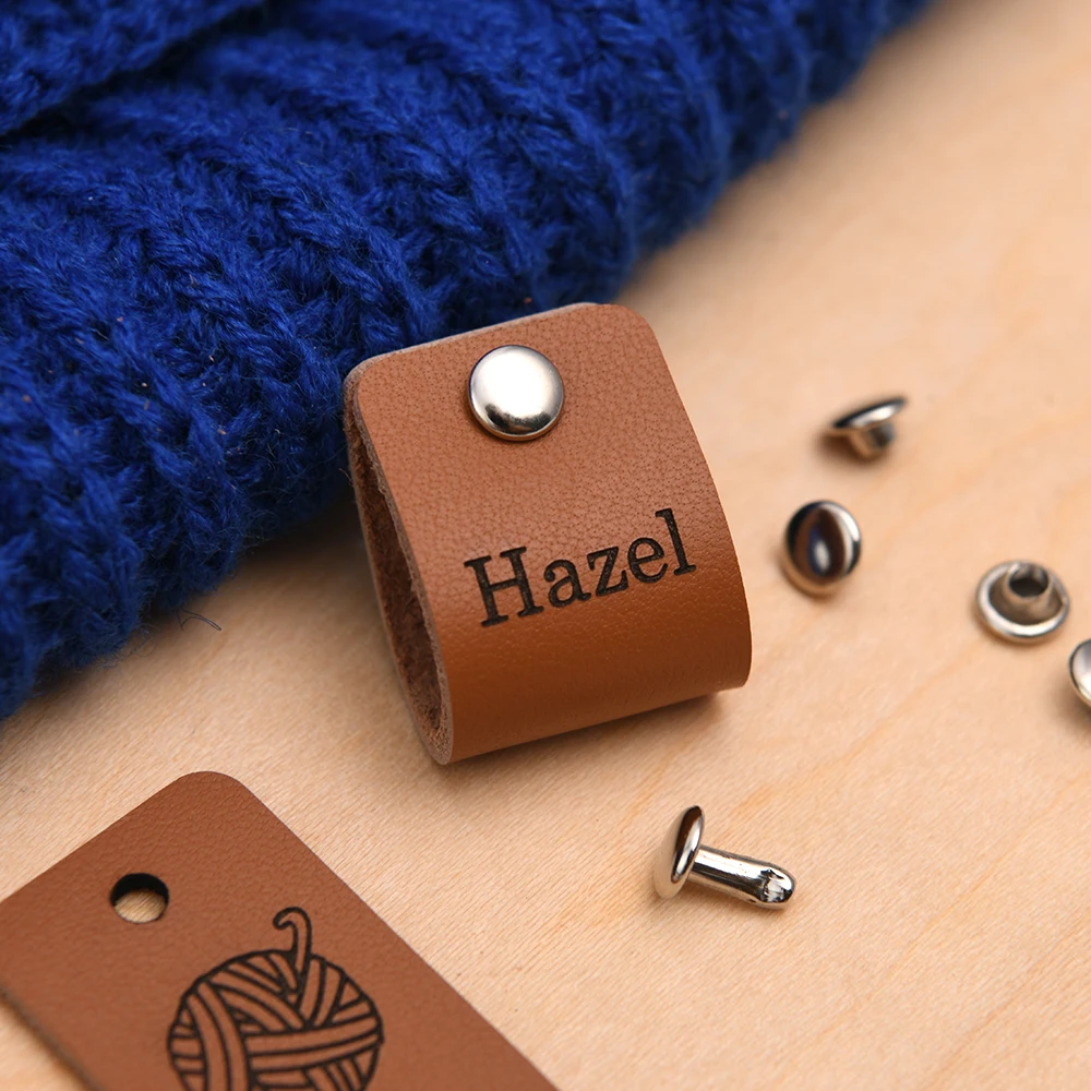 Custom Leather Tags 19x58mm Laser Engraved 1mm Eco Leather Rivet Install Free Rivets for DIY Crafts
Custom Leather Tags 19x58mm Laser Engraved 1mm Eco Leather Rivet Install Free Rivets for DIY Crafts