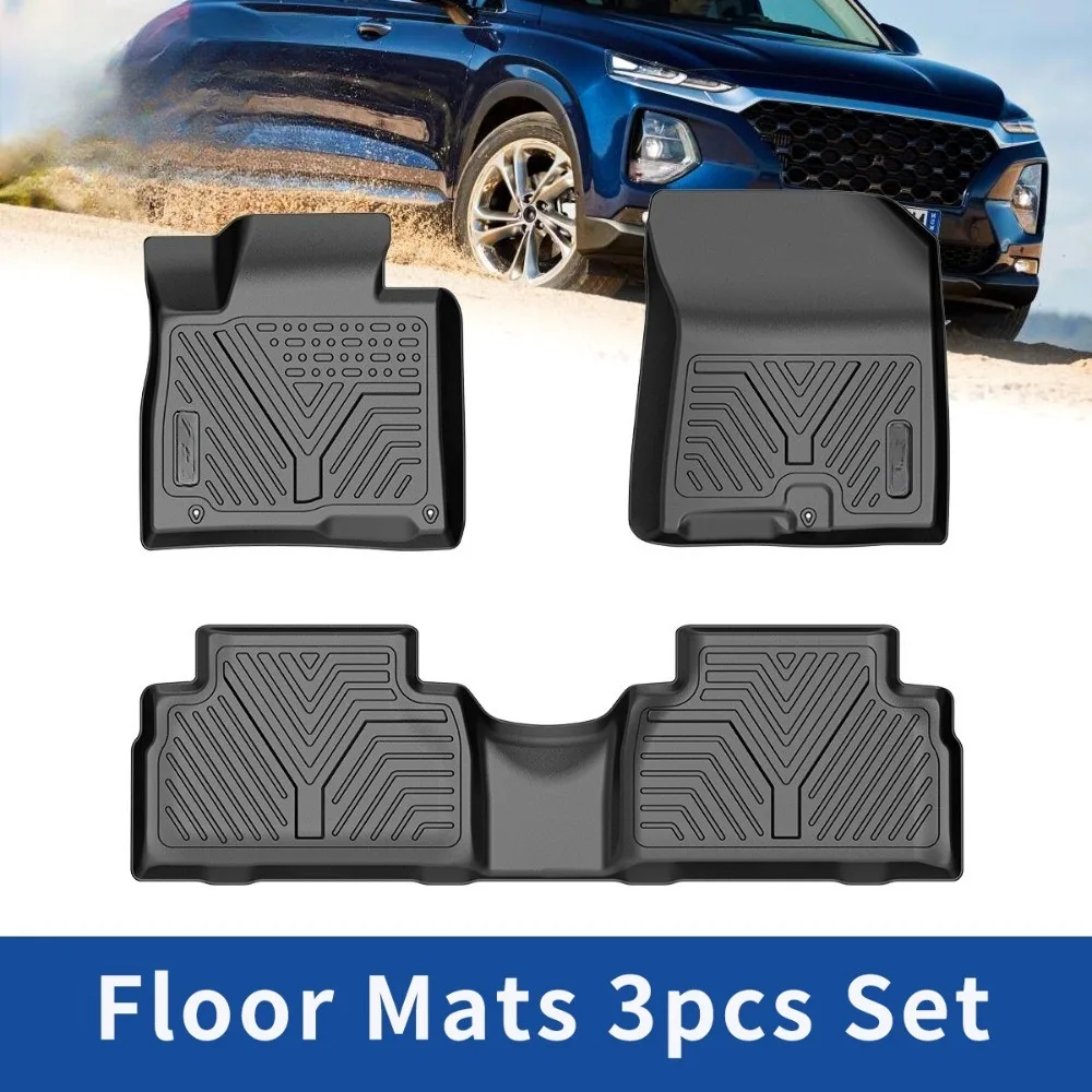 3D Floor Mats for 2019 2020 Hyundai Santa Fe All Weather Anti-Slip Floor Liners
3D Floor Mats for 2019 2020 Hyundai Santa Fe All Weather Anti-Slip Floor Liners
